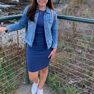 Ribbed, bodycon tshirt dress from Lulus